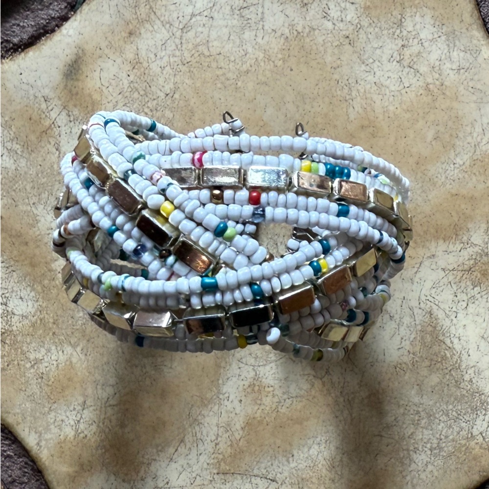 Multicolor Beaded Women's Bracelet